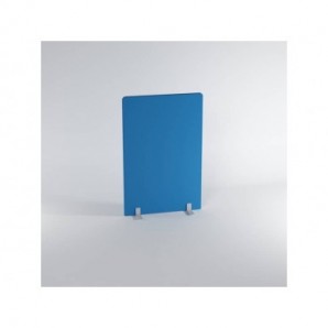 Pannello acustico con rivestimento in similpelle ignifuga 120x180 cm Motris blu - PANAC120180C28