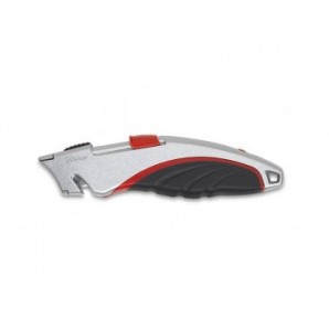 Cutter Supersafety SX-1258 con lama a rientro automatico e tagliaregge Artiglio silver - 4335B