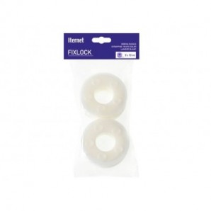 Bobina in nylon dentato ultra resistente per fascettatrice FIXLOCK - Conf. 2 bobine Iternet bianco - 0072