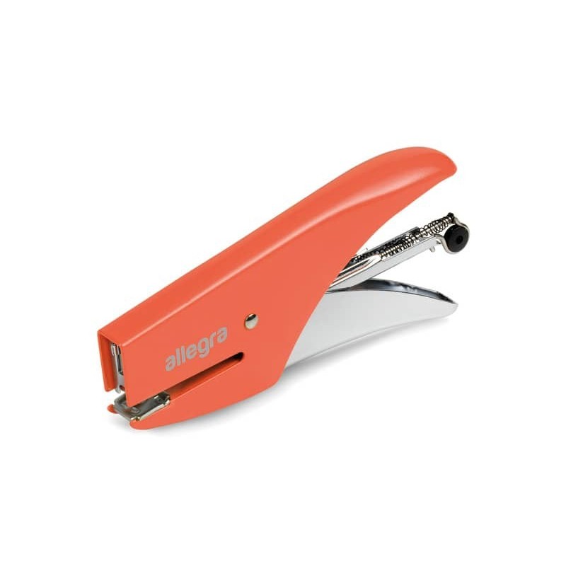 Cucitrice a pinza Allegra Fluo - 200 punti - 15 fogli Iternet arancio 0183AR