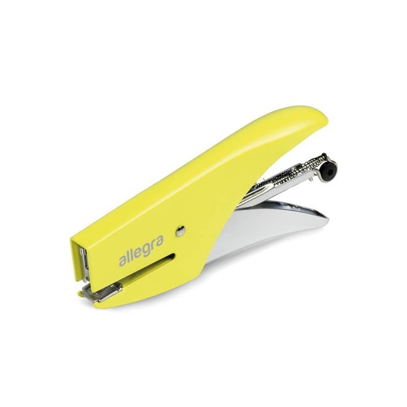 Cucitrice a pinza Allegra Fluo - 200 punti - 15 fogli Iternet giallo 0183GI