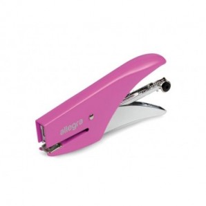 Cucitrice a pinza Allegra Fluo - 200 punti - 15 fogli Iternet rosa 0183PK