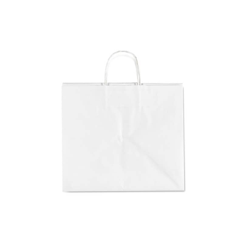 Borsa portapizza stampa generica 33x37x31 cm conf. 200 pz Rex-Sadoch kraft bianco - PIZZAPACKBIA