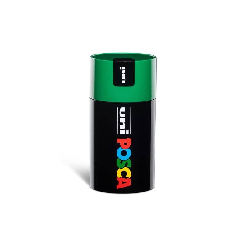 Gift Box marcatore a tempera punta media colori assortiti Uni Posca tappo barattolo verde - M 84008578