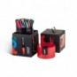 Gift Box marcatore a tempera punta media colori assortiti Uni Posca tappo barattolo bronzo - M 84008691