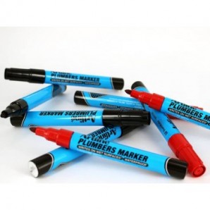 Marcatore permanente Plumbers Artline - per idraulica - punta tonda 1,5 mm nero A PLM/N