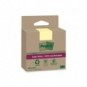 Foglietti riposizionabili Post-it® Super Sticky carta riciclata al 100% 76x76 mm Giallo Canary - 3 blocchetti da 70 ff