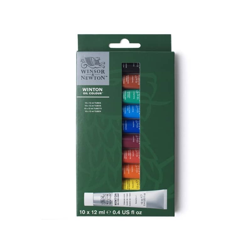 Set tubetti colore ad olio per principianti Winsor&Newton colori assortiti - conf. 10 pezzi - 1490701