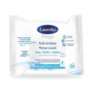 Salviettina umidificata struccante - Laurella conf. 20 pezzi - 00500NW.1