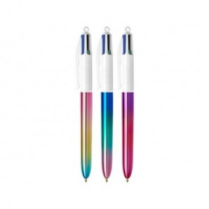 Penna a sfera a scatto BIC 4 Colours 1 mm - gradient conf. 12 pz - 511034