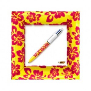 Penna a sfera a scatto BIC 4 Colours 1 mm - velours conf. 3 pz - 992579