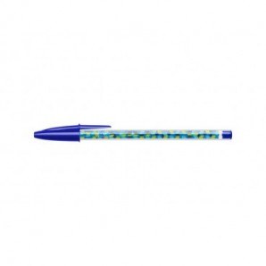 Penna a sfera BIC Cristal Collection punta 1 mm - blu - conf. 20 pz -996792