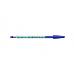 Penna a sfera BIC Cristal Collection punta 1 mm - blu - conf. 20 pz -996792