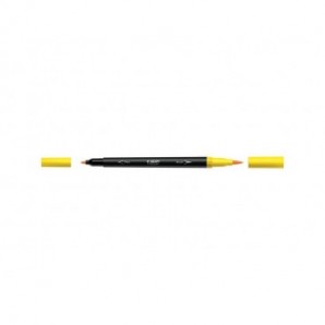 Pennarelli BIC Dual Tip Intensity con pennello assortiti rainbow - tratto 0,5 mm - conf. 6 pz - 989694