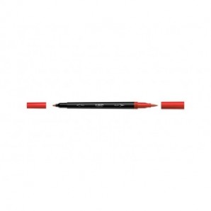 Pennarelli BIC Dual Tip Intensity con pennello assortiti rainbow - tratto 0,5 mm - conf. 6 pz - 989694