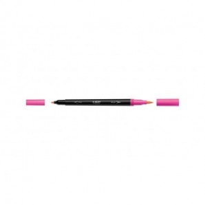 Pennarelli BIC Dual Tip Intensity con pennello assortiti rainbow - tratto 0,5 mm - conf. 6 pz - 989694