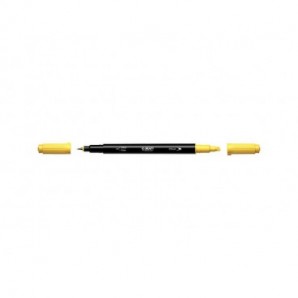 Evidenziatore con Fineliner BIC Intensity Dual Tip - assortiti - conf. 6 pz - 503828