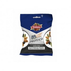 Misto di frutta secca e sgusciata BB Extra Pocket Ventura proteico -50 gr conf. da 12 pezzi - 7389