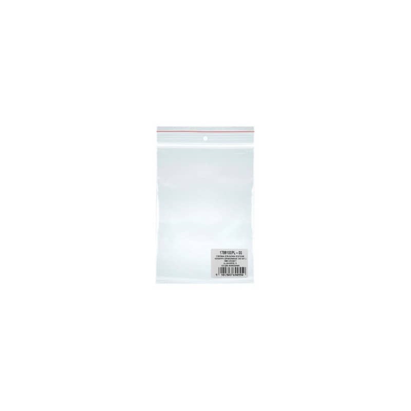 Buste con chiusura a pressione trasparenti in LDPE Donau 55x55 cm conf. da 100 pz - 1793800PL-00