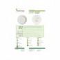 Piatti piani bio-compostabili ecoCanny Everyday bianco Ø260x22 mm conf. 50 pz - ECO?016CA