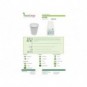 Bicchieri in fibre vegetali ecoCanny bio-compostabili bianco 370 cc conf. 15 pz ECO?C370