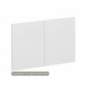 Coppia di ante a scatto senza maniglie 60xH.36,8 cm per librerie Artexport bianco - 1502A/3