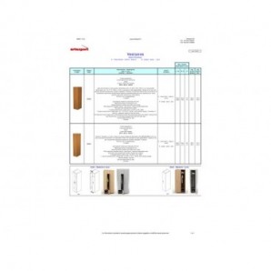 Spogliatoio a 1 anta con serratura 33x52xH.180 cm Artexport noce chiaro 2624/4