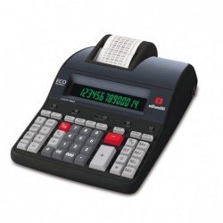 Calcolatrice scrivente da tavolo 10 linee/secondo OLIVETTI Logos 904T display LCD a 14 cifre nero - B5896 000_300483