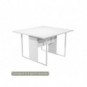 Tavolo riunioni 120x110xH.74,4 cm struttura metallo bianca Blade Artexport piano bianco - 424-3-AN