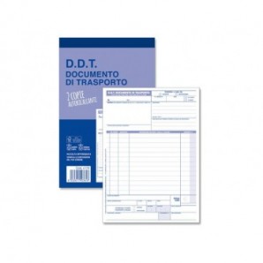 Blocco DDT mittente - destinatario 50x2 copie 14x21 cm Z10584Z118480