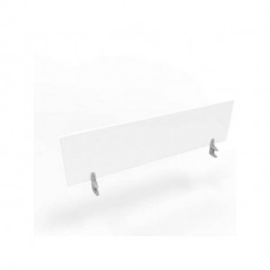 Pannello divisorio in melaminico bianco per scrivanie singole 160xH.42 cm linea Practika Quadrifoglio - CODI160-BA
