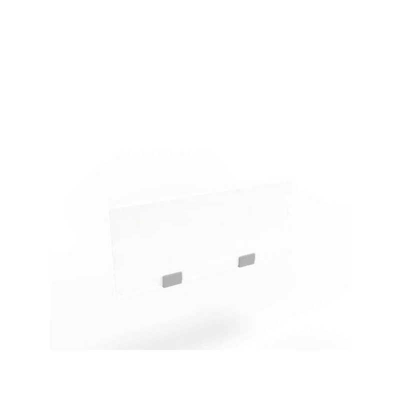 Pannello divisorio in melaminico bianco per bench 80xH.35 cm linea Practika Quadrifoglio - CODB080-BA