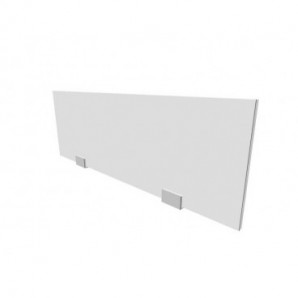 Pannello divisorio in melaminico grigio per bench 100xH.35 cm linea Practika Quadrifoglio - CODB100-GR