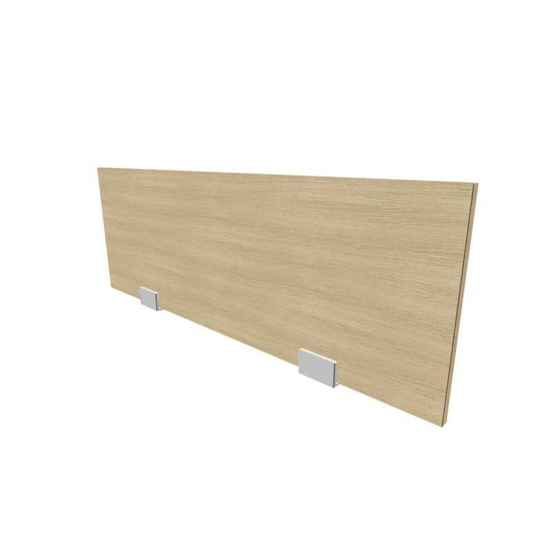 Pannello divisorio in melaminico rovere per bench 100xH.35 cm linea Practika Quadrifoglio - CODB100-RK