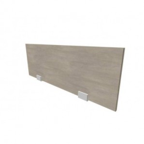 Pannello divisorio in melaminico cemento per bench 100xH.35 cm linea Practika Quadrifoglio - CODB100-CL