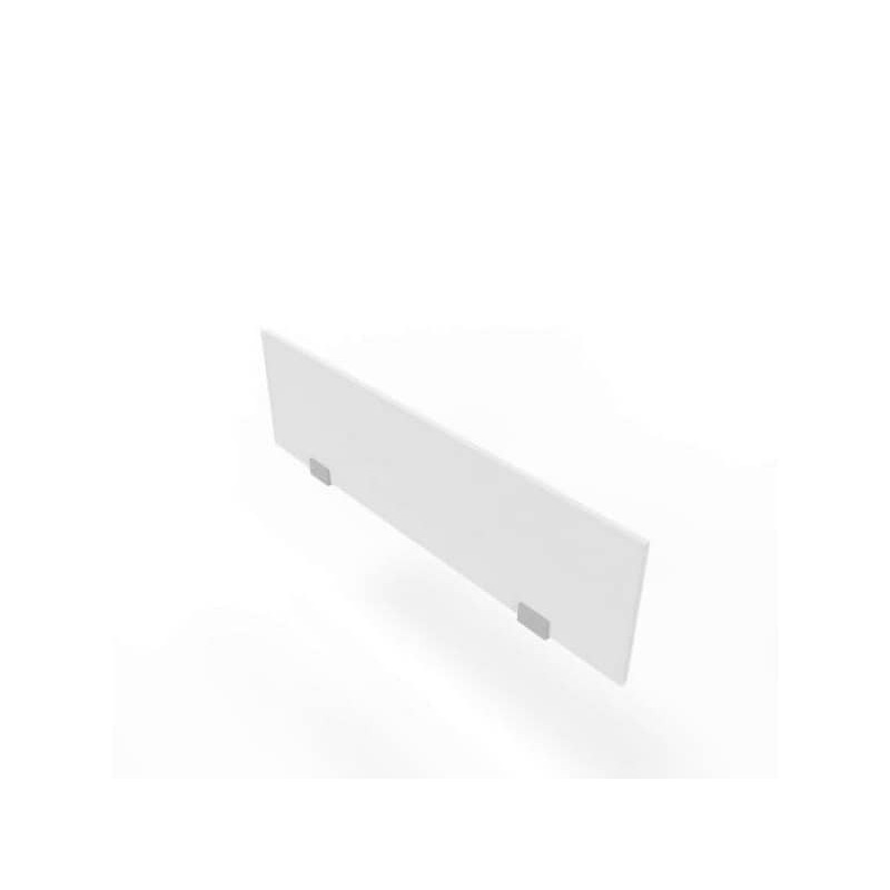 Pannello divisorio in melaminico bianco per bench 120xH.35 cm linea Practika Quadrifoglio - CODB120-BA