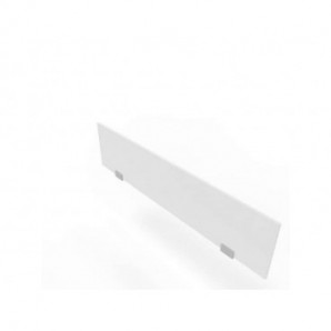 Pannello divisorio in melaminico bianco per bench 140xH.35 cm linea Practika Quadrifoglio - CODB140-BA