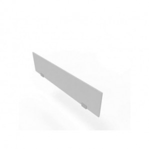 Pannello divisorio in melaminico grigio per bench 140xH.35 cm linea Practika Quadrifoglio - CODB140-GR