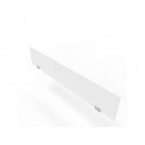 Pannello divisorio in melaminico bianco per bench 180xH.35 cm linea Practika Quadrifoglio - CODB180-BA