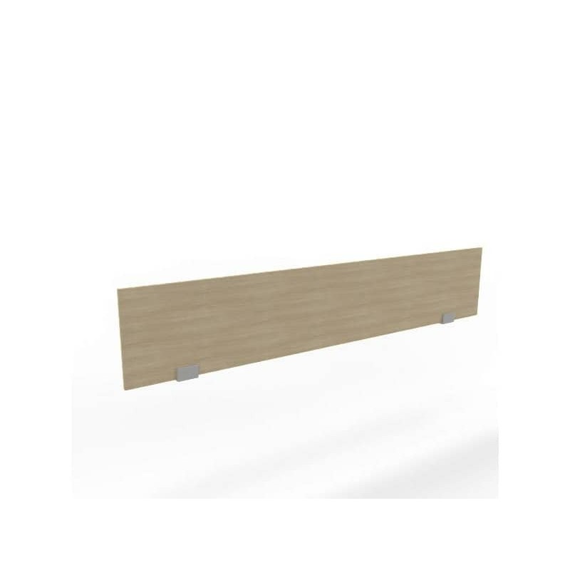 Pannello divisorio in melaminico rovere per bench 180xH.35 cm linea Practika Quadrifoglio - CODB180-RK