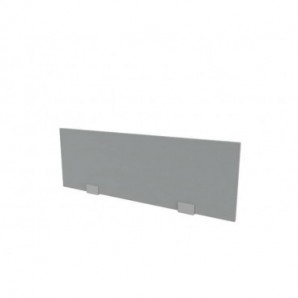 Pannello divisorio rivestito in tessuto grigio 100xH.32 cm per bench linea Practika Quadrifoglio - CODBT100-B01-012
