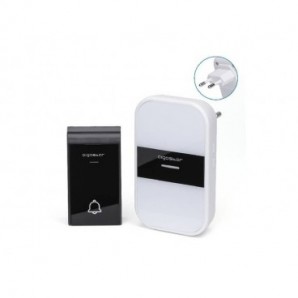 Kit campanello digitale wireless AC bianco, nero Aigostar 10x6x6,5/7,2x4x2 cm - 197919