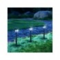 Lampioncino LED in plastica con pannello solare e sensore crepuscolare Aigostar luce fredda - lanterna - B10201J9S