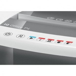 Distruggidocumenti manuale Leitz IQ P4 Office - 23 L - bianco - 80030000