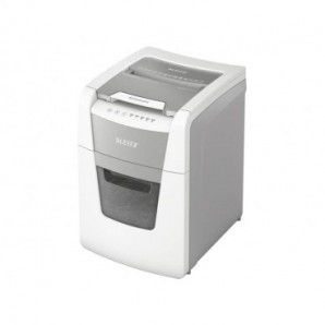 Distruggidocumenti automatico Leitz IQ P4 Small Office AutoFeed 100 ff - 34 L - bianco - 80110000