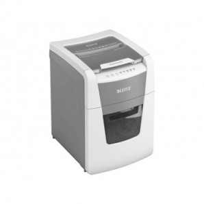 Distruggidocumenti automatico Leitz IQ P4 Small Office AutoFeed 100 ff - 34 L - bianco - 80110000