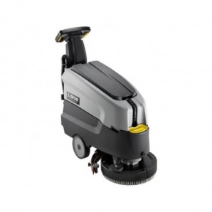 Lavasciuga pavimenti compatta Lavor Dynamic 45B uomo a terra 8.580.0003