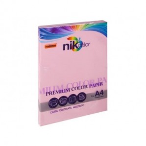 Carta colorata colori forti formato A4 Nikoffice 5 colori assortiti forti 160 g 125 ff - 23NIK095/160
