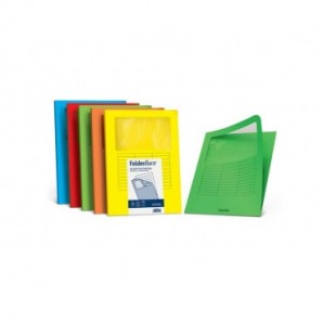 Cartellina con finestra Favini Folderluce 140 g/m² 22x31 cm conf. da 10 pistacchio - A51M124