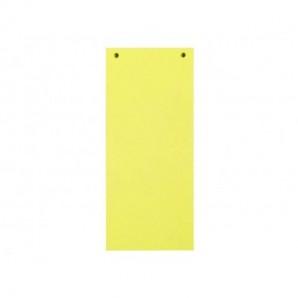 Divisori Exacompta formato 105x240 mm 180 g/m² giallo - conf. 100 pezzi - 13425B
